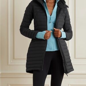 Lululemon Athletica Black Puffer Coat